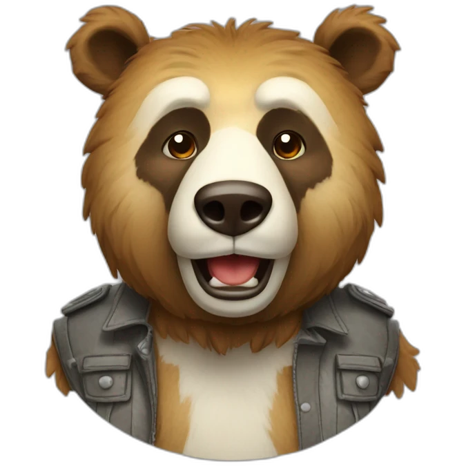 Bär mit Mauskostüm emoji