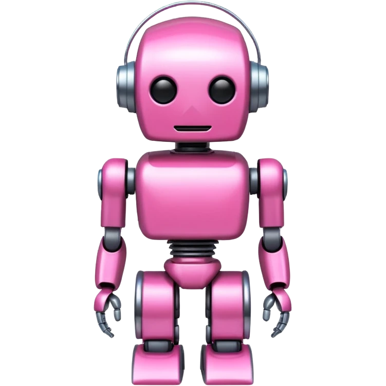 pink robot emoji