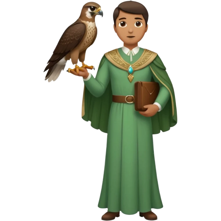 Falconer , different man and different dresses. emoji