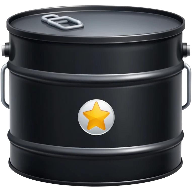 black oil drum emoji