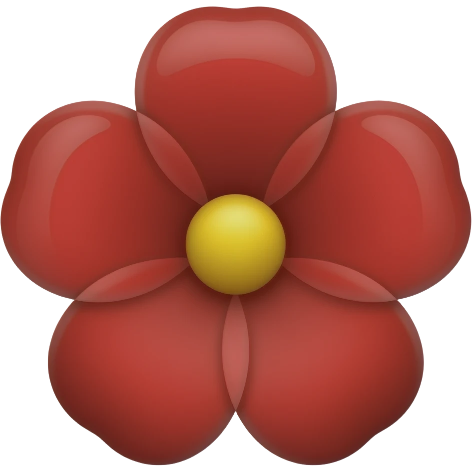 red flower emoji