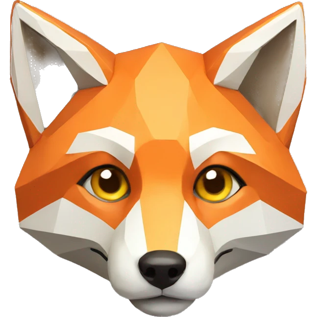 polygon fox emoji