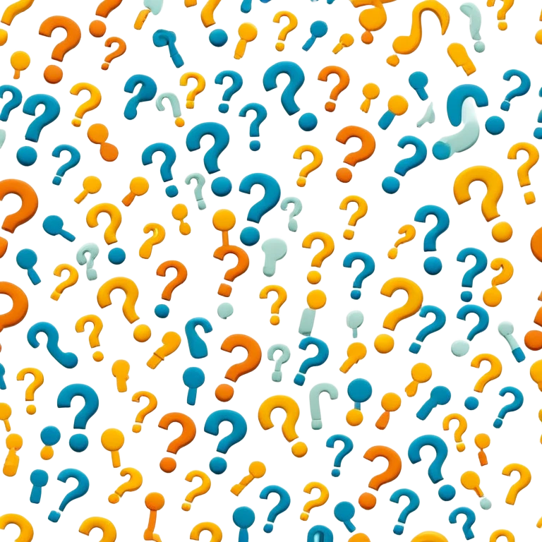 mysterious puzzle pattern with question marks emoji