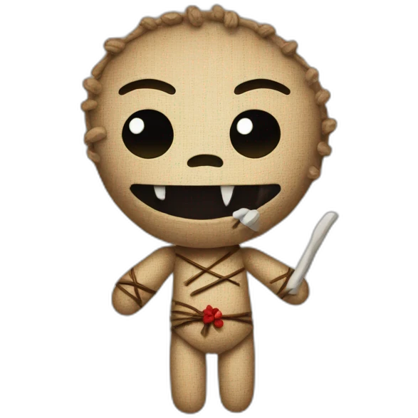 voodoo doll emoji