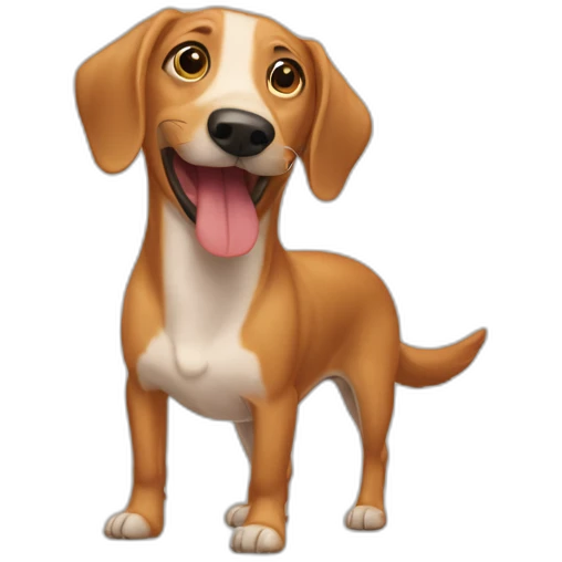 Perro salchicha emoji