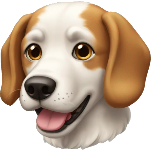 Le chien de talking ben emoji
