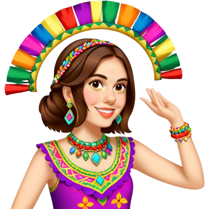 Fiesta Reveler emoji