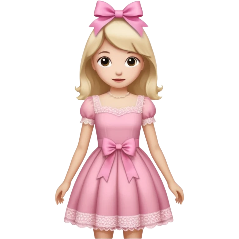 Coquette aesthetic pink emoji