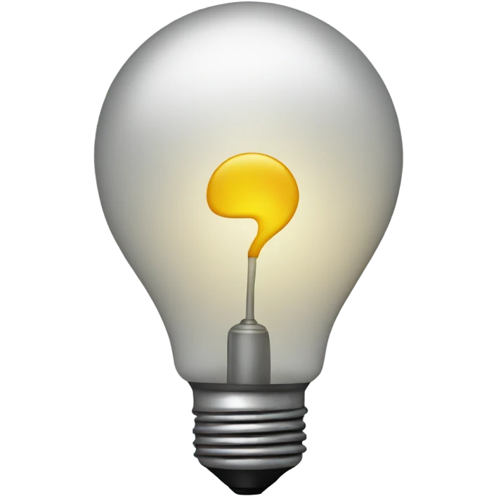 lightbulb emoji