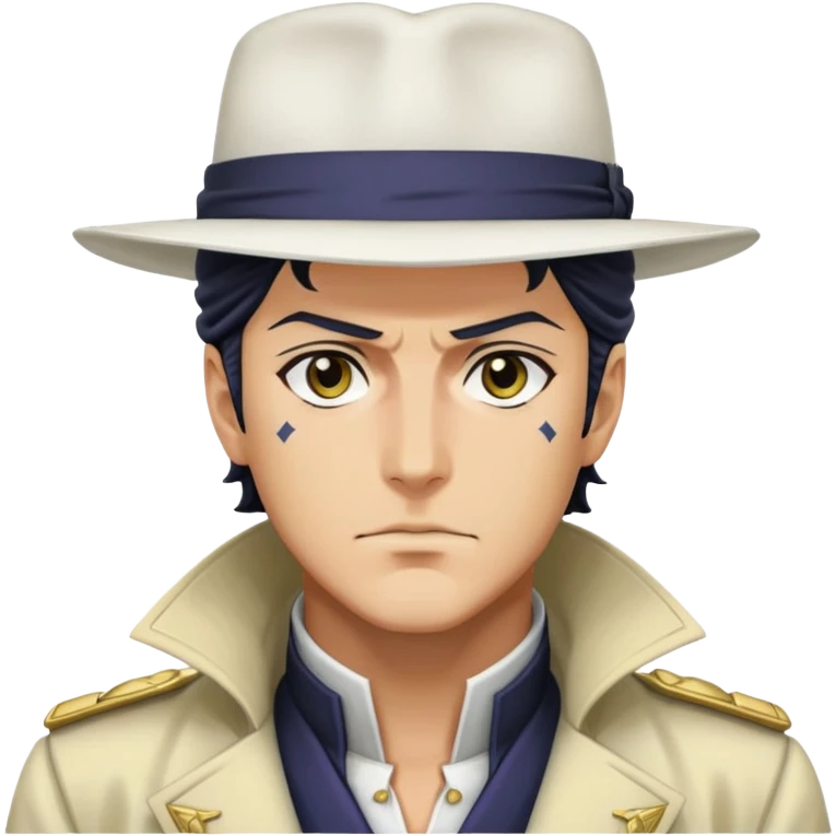Jotaro from JoJo's bizarre adventure emoji