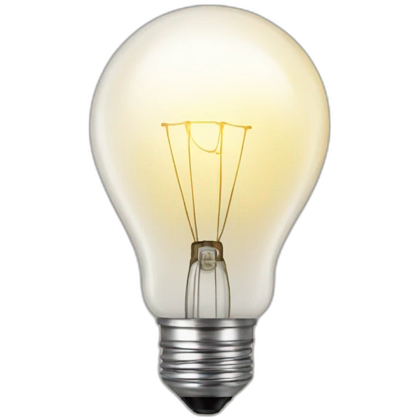 Light bulb emoji