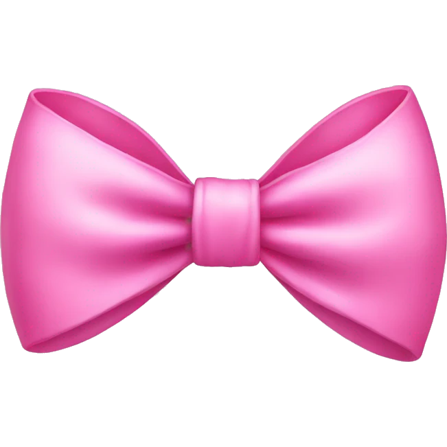 pink bow emoji