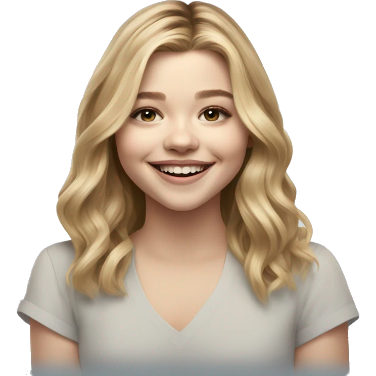 Chloe grace moretz smiling emoji