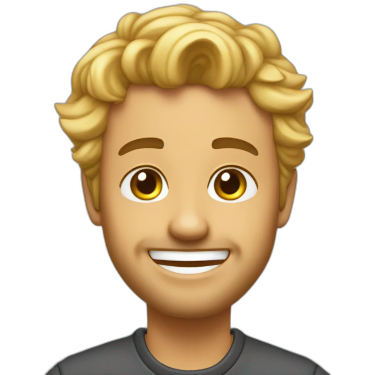 Emmanuel marcron riant emoji