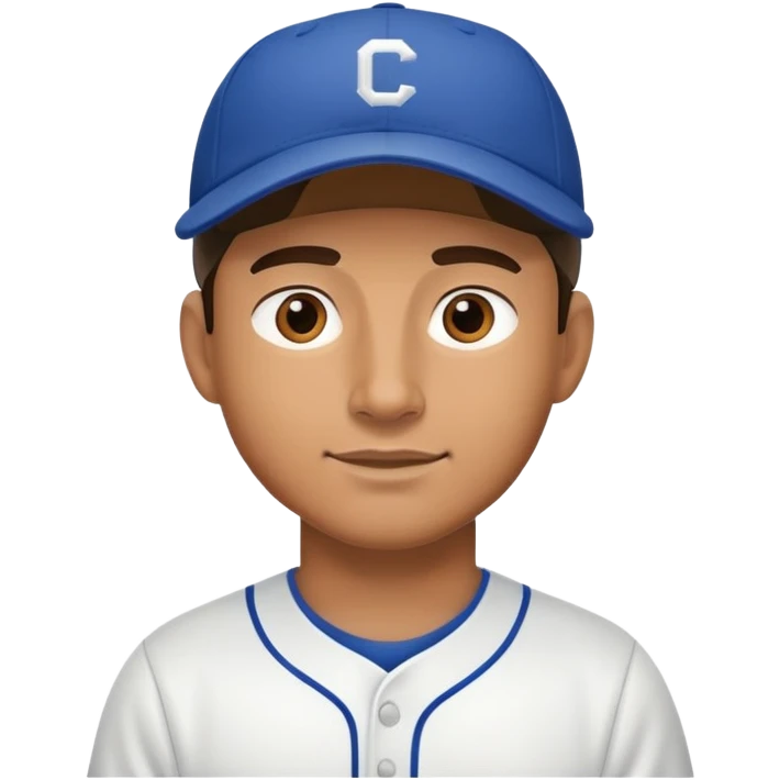 sporty man with a baseball cap emoji