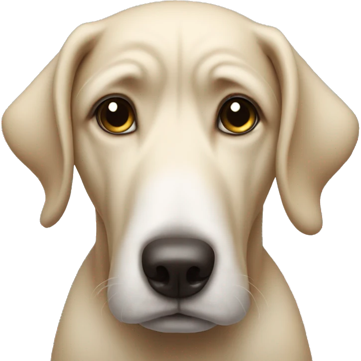 sad dog emoji