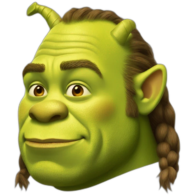 Shrek sur un âne emoji