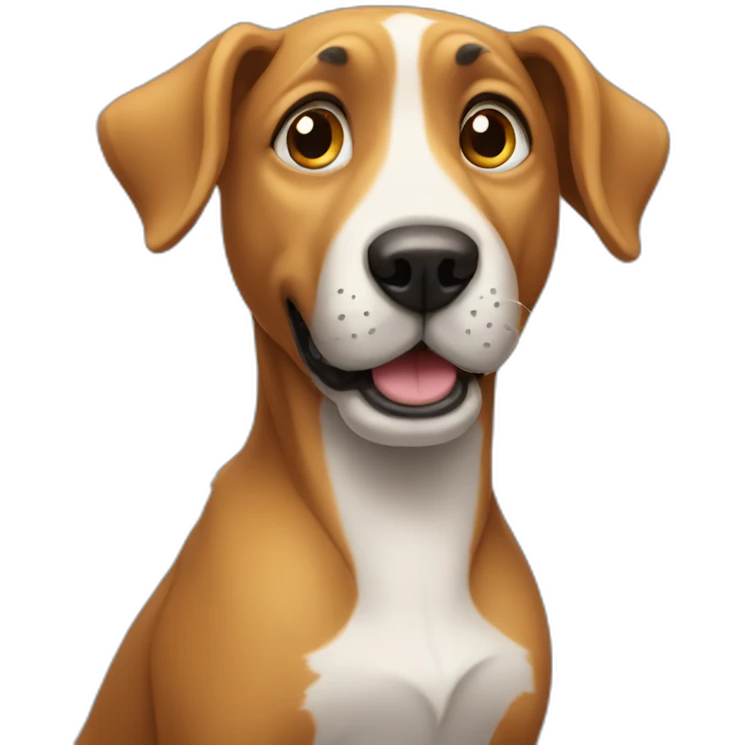dog with three tails emoji