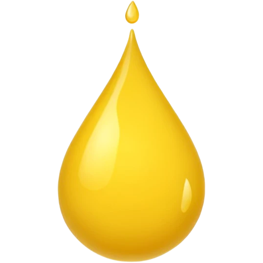 Yellow drop emoji