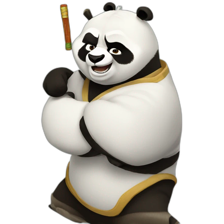Kung-fu panda emoji
