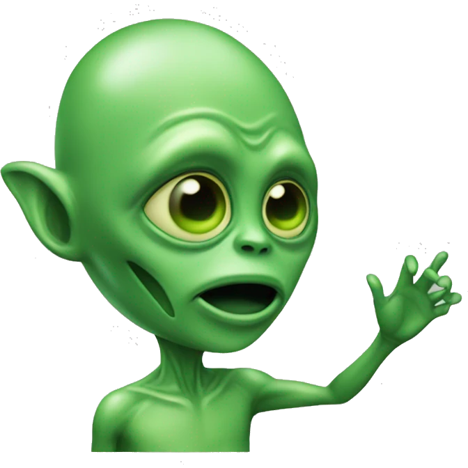 The Green Alien emoji