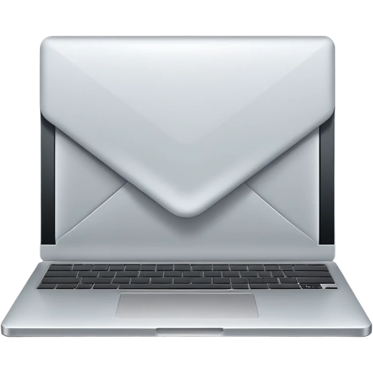 envelope digital laptop emoji