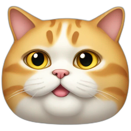 very fat cat emoji