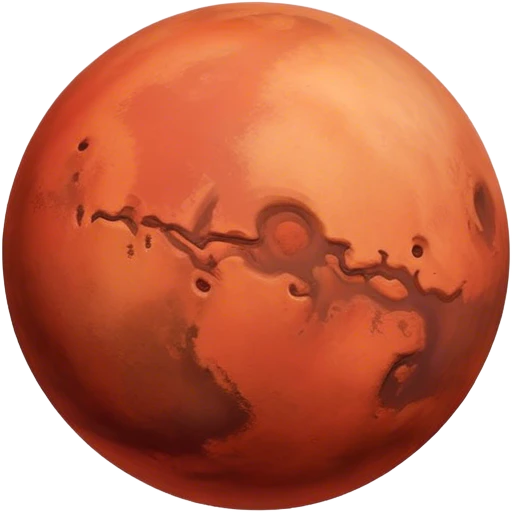 mars planet emoji