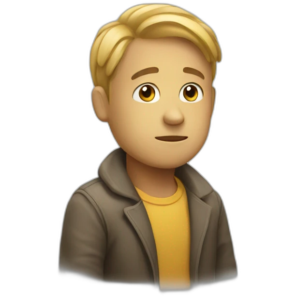 Thinking of customer emoji