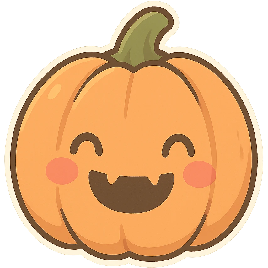 一个万圣节南瓜头 emoji