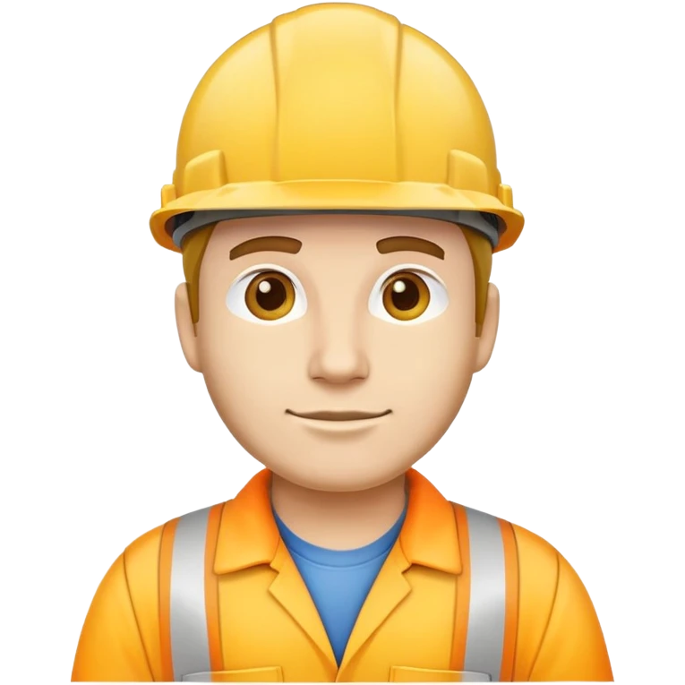 construction white, yellow hard hat helmet emoji