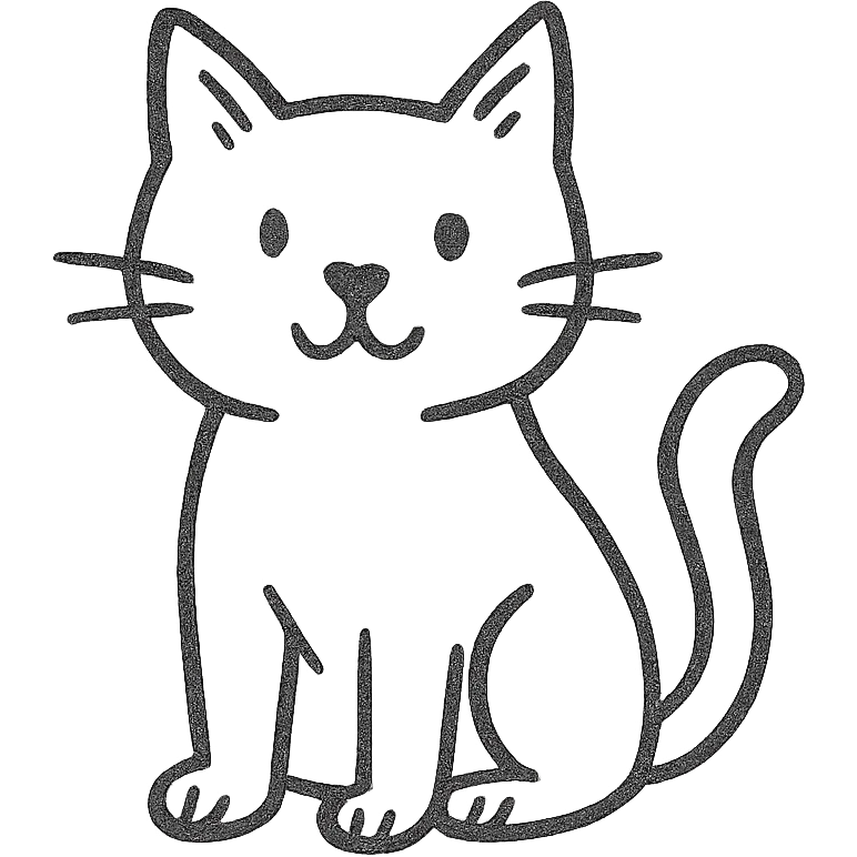 gray cat emoji