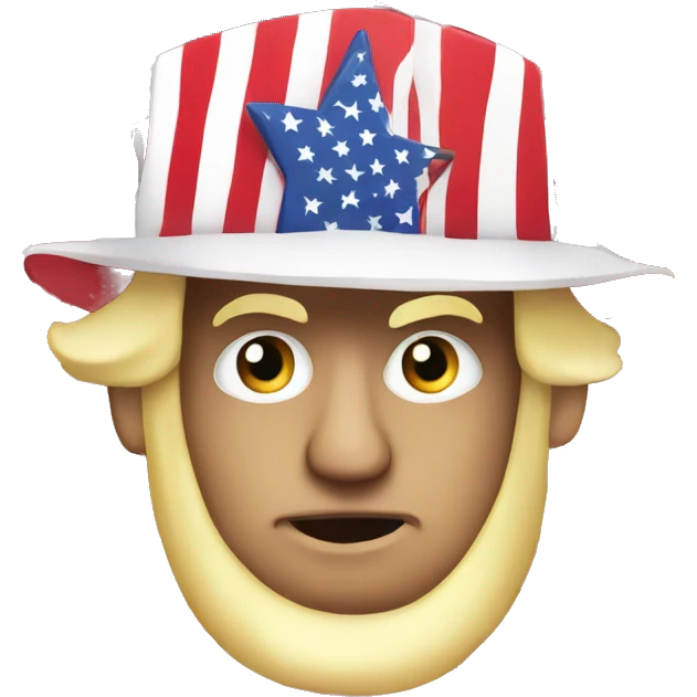 trump with a maga hat emoji