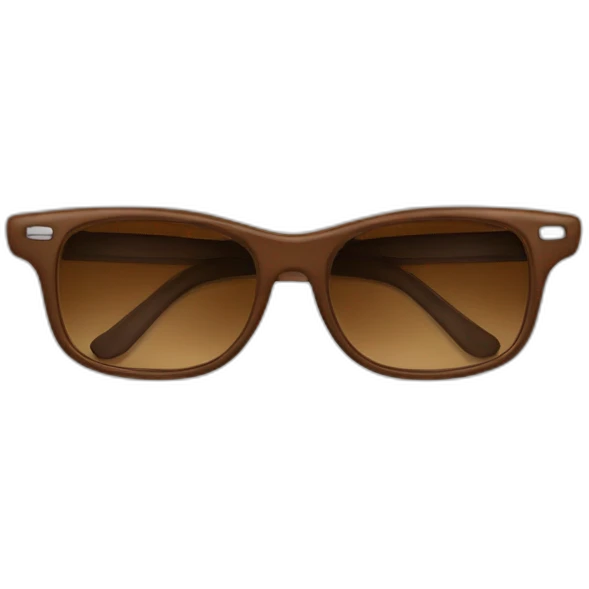 Homme lunette noeud papillon brun yeux marron emoji
