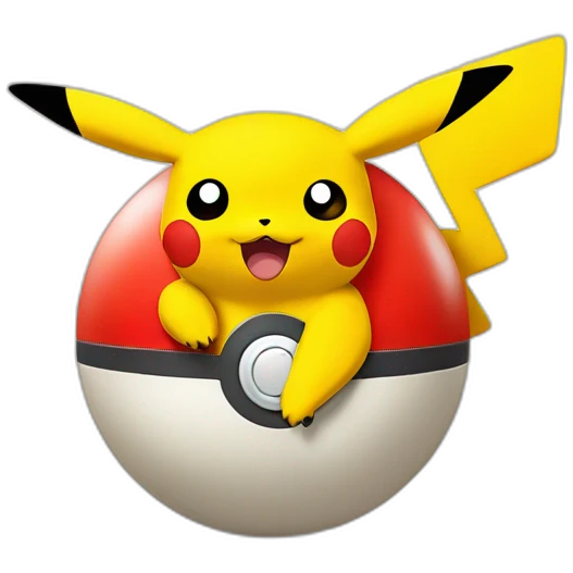 pikachu poke ball emoji