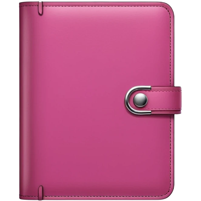 girly pink notebook planer not childish emoji