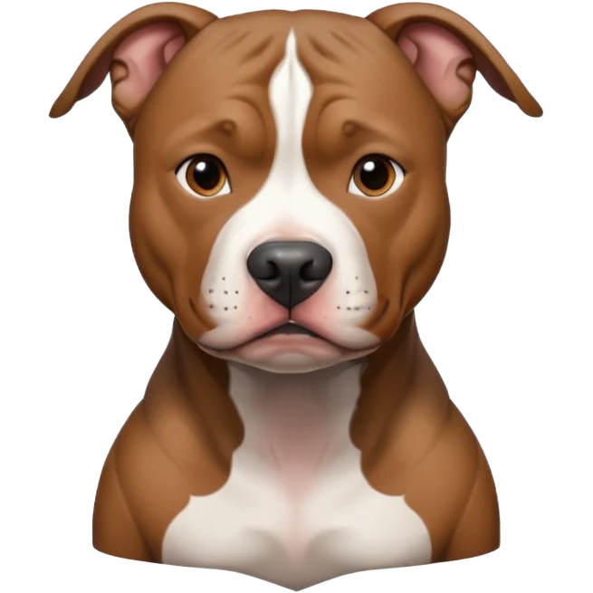 pitbull with tattoo emoji