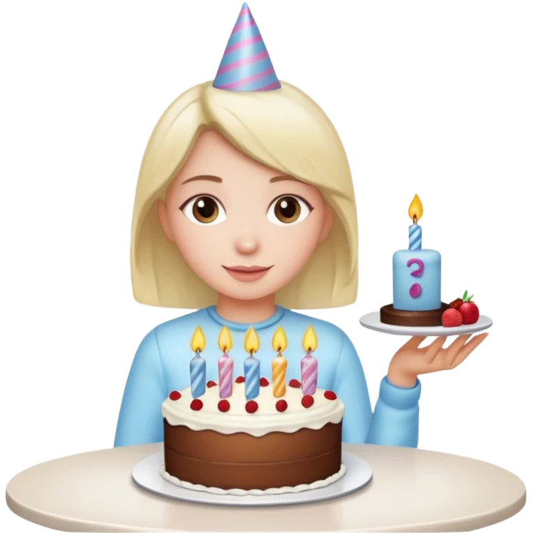 🤚👧🎂🍽 emoji