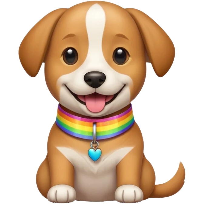 Gay dog  emoji