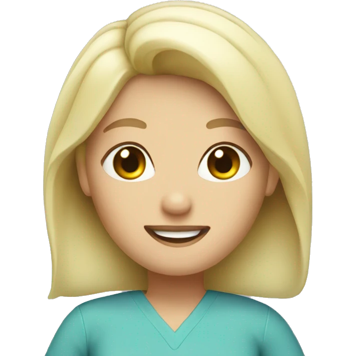 dentist blonde emoji