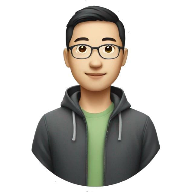 chinese student, founder of a startup, handso emoji