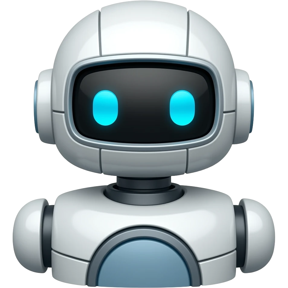 Un robot emoji