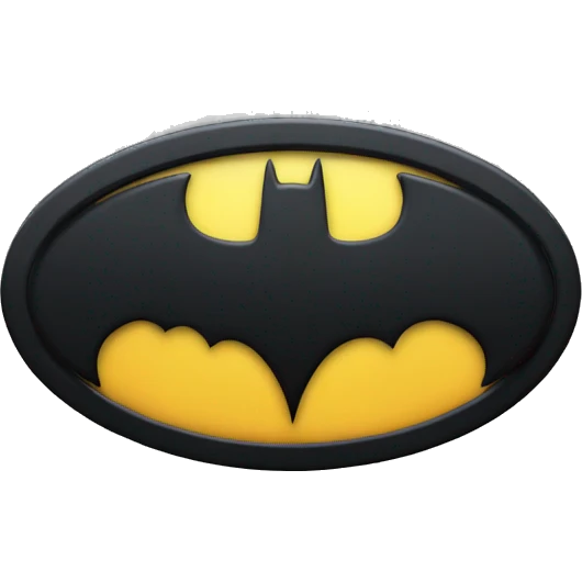 batman logo + OK emoji