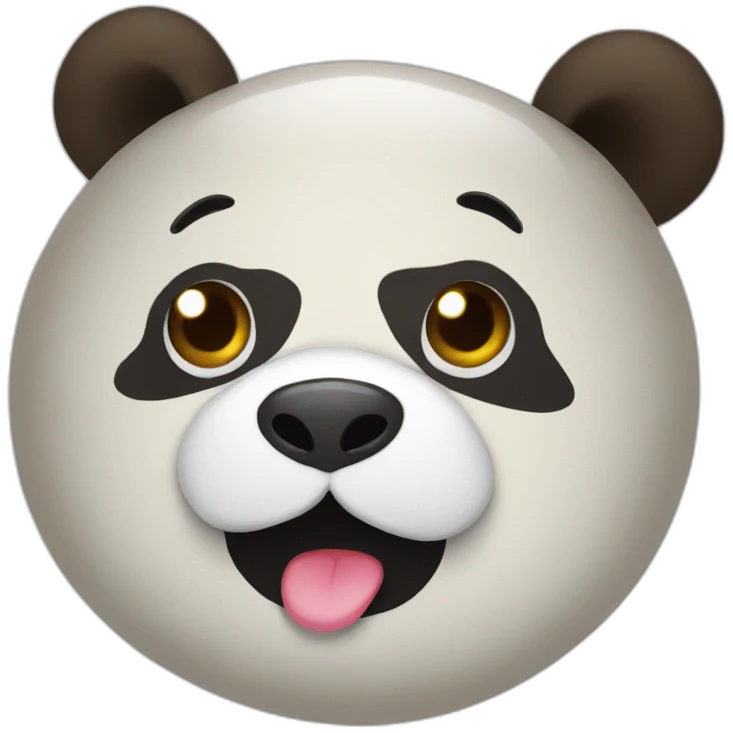 Panda poop emoji