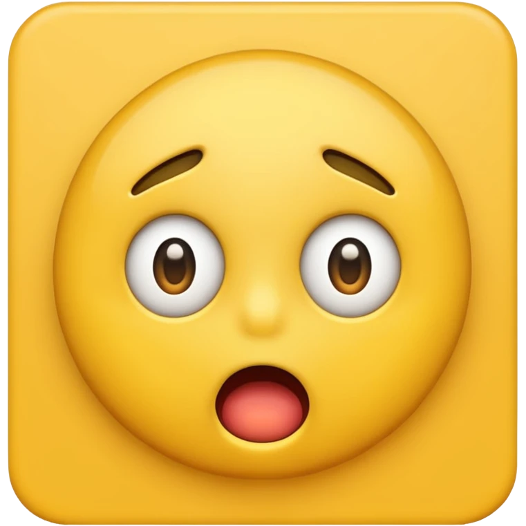 A shocked looking emoji  emoji