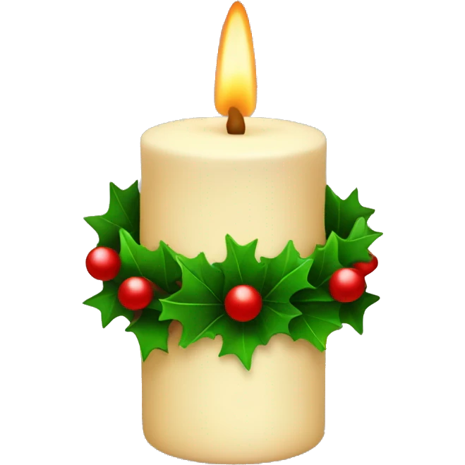 christmas candle emoji