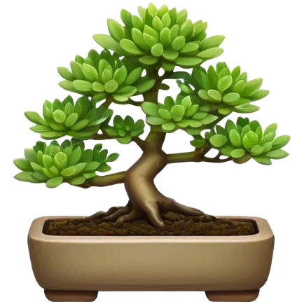 Sedum little bonsai plant emoji