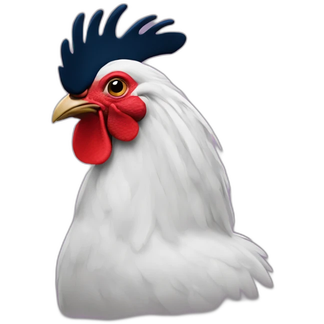 Coq noir emoji