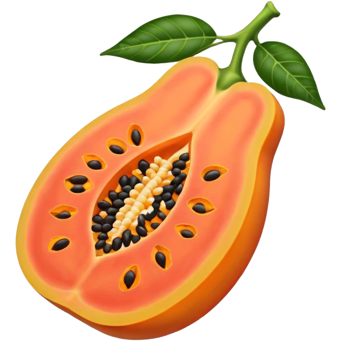 Papaya emoji
