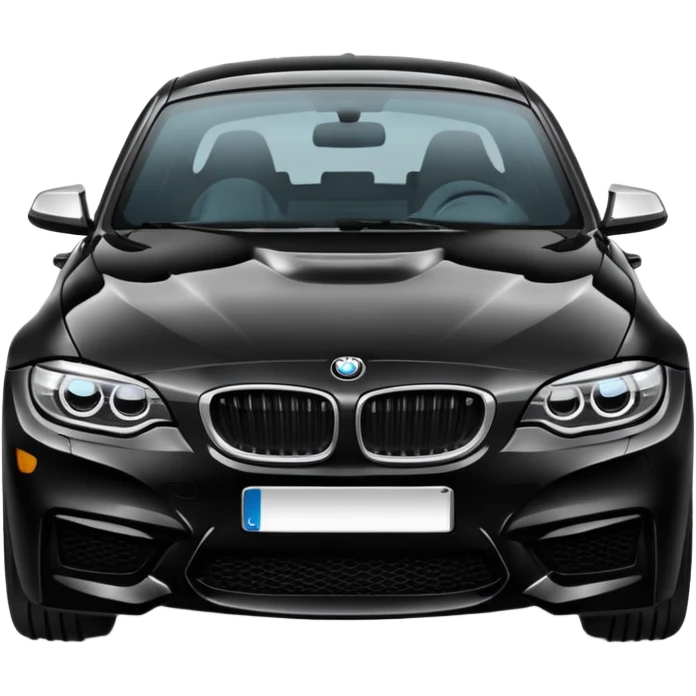BMW with black  emoji